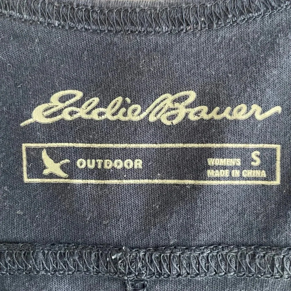 Eddie Bauer Outdoor Casual Tie Dye Print Cotton Tank Top Navy + White Sz S - Picture 6 of 8